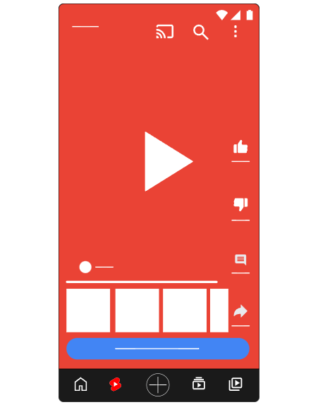 YouTube ショートの広告